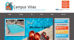 Desktop Screenshot of campusvillas.com